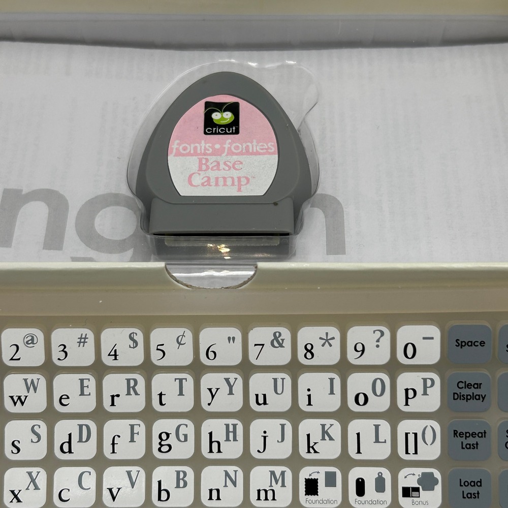 Cricut Font Cartridge "Base Camp" Provo Craft for Paper Crafting Scrapbook - Picture 2 of 7